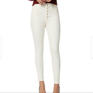 Joe’s Jeans high waisted cream jeans 27